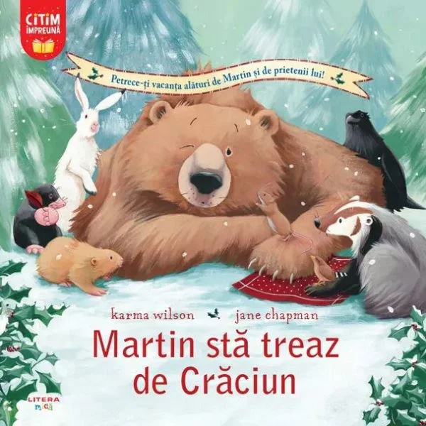 Martin sta treaz de Craciun, Karma Wilson foto