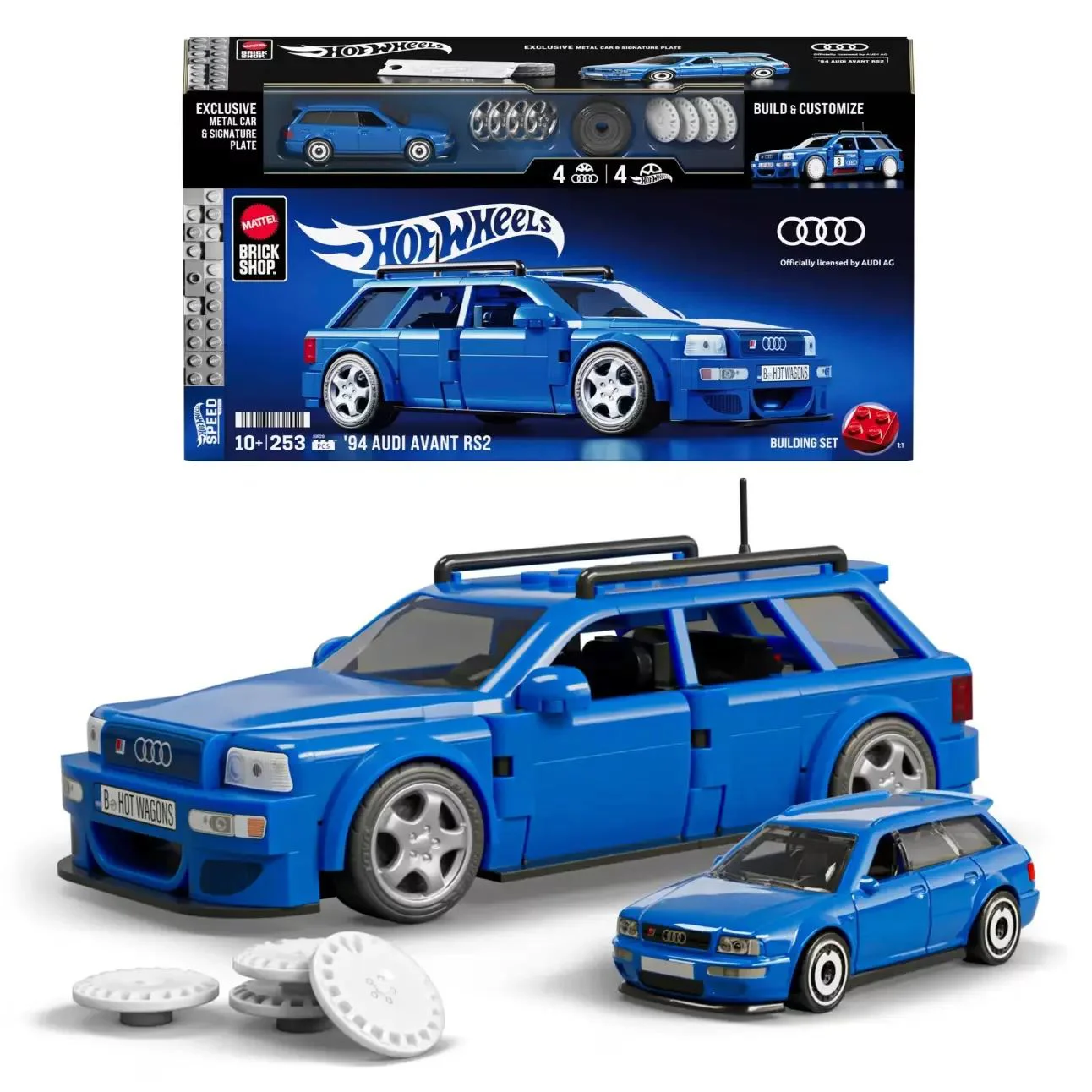 image for Набор для сборки Hot Wheels Audi Avant RS2 (253 детали), scara 1:32 foto