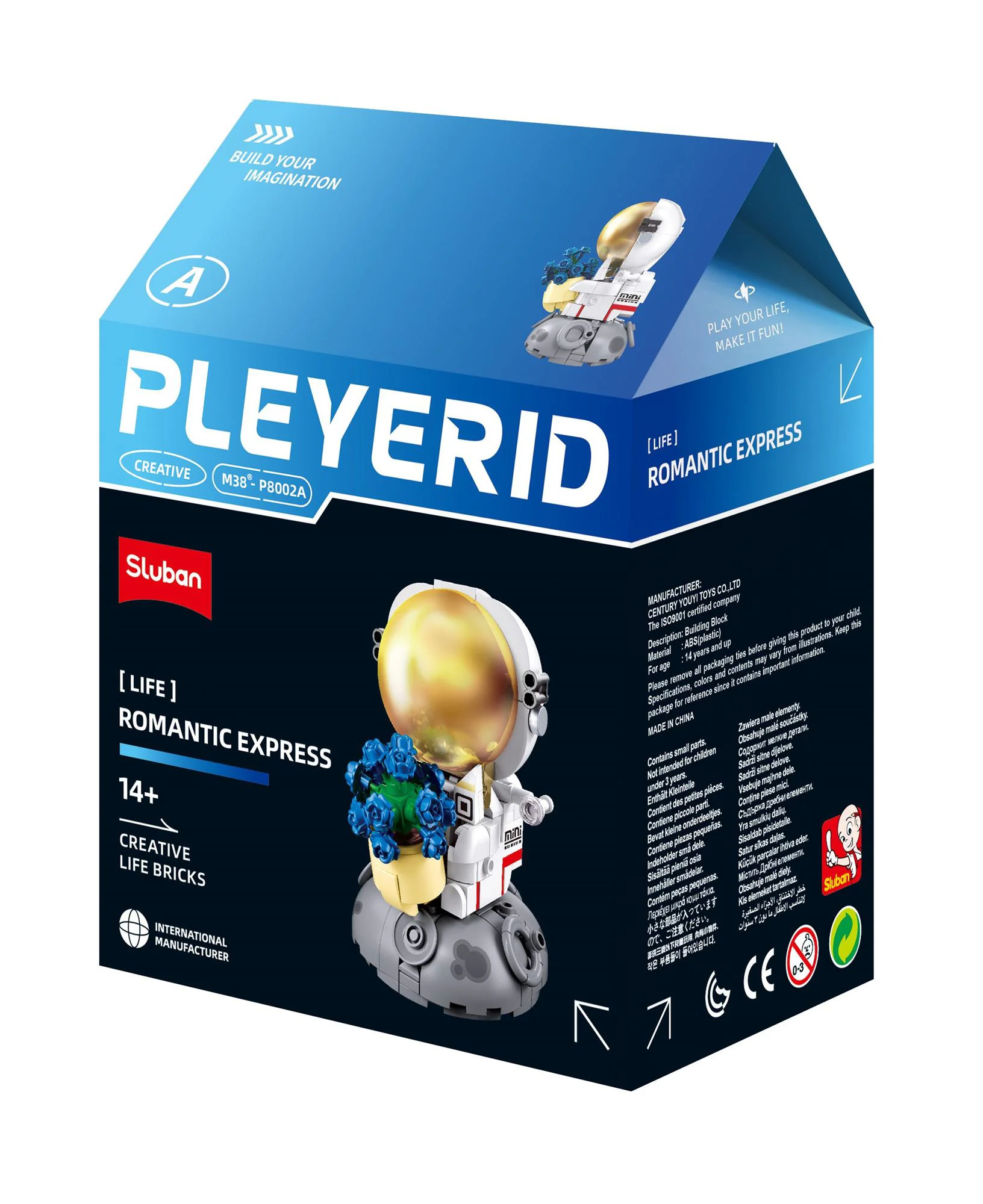 image for Конструктор Sluban Playerid Астронавт на Марсе foto