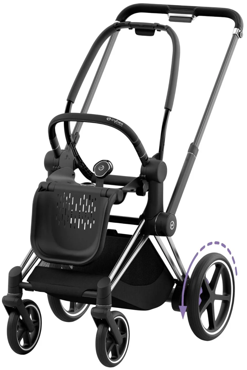 image for Cadru pentru carucior Cybex e-Priam RBA Chrome Black Chrome foto