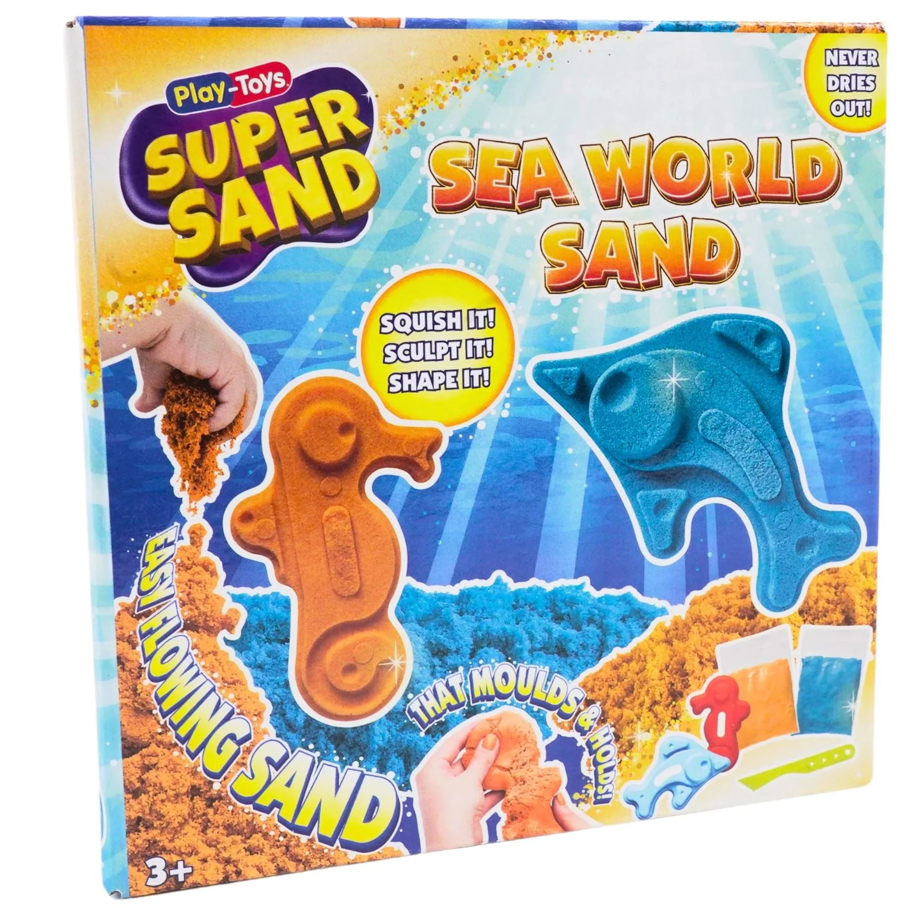 image for Кинетический песок Play Toys «Морской мир» foto