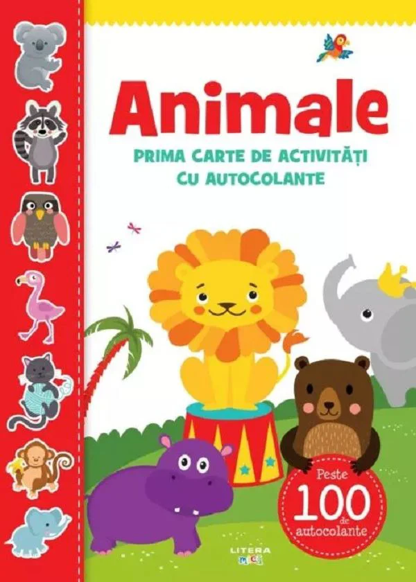 Animale. Prima carte de activitati cu autocolante foto