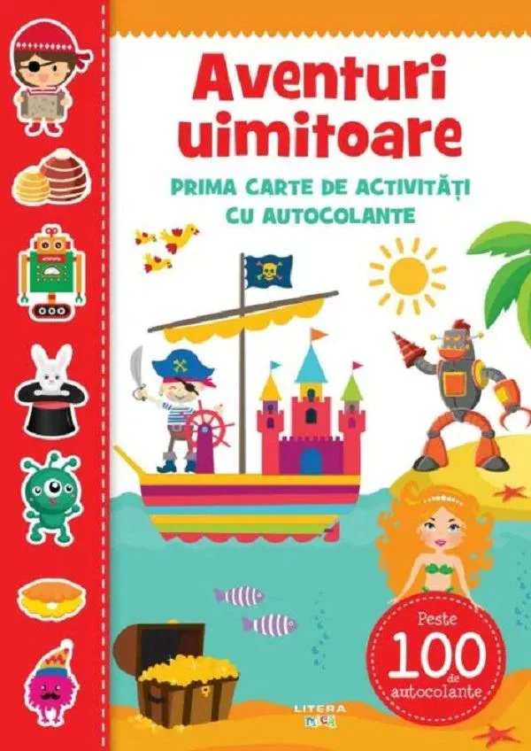 Aventuri uimitoare. Prima carte de activitati cu autocolante foto