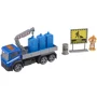 Camion  HTI Teamsterz City Loader cu remorca si brat telescopic pentru incarcare, in as. foto