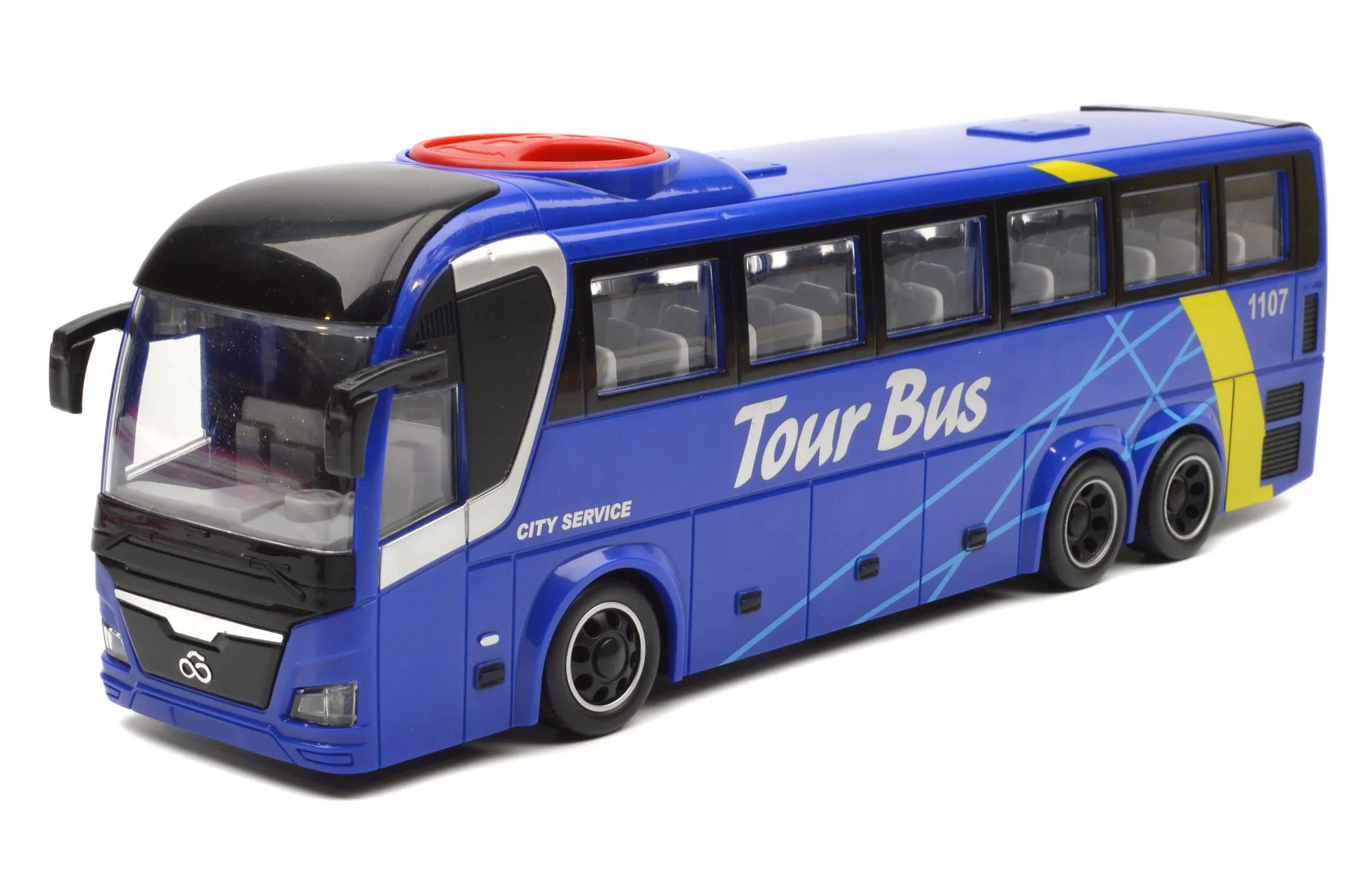 image for Autobuz cu inertie Wenyi Turistic cu lumina si sunete foto