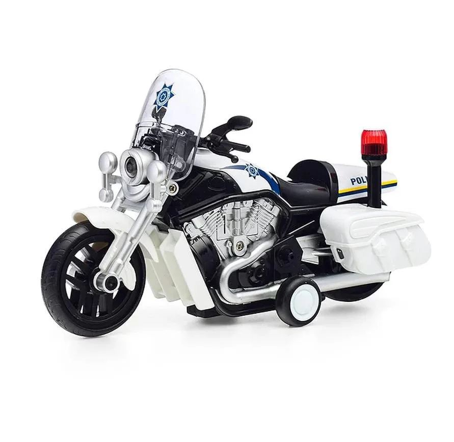 Motocicleta cu inertie Wenyi cu lumini si sunete, 1:10 foto