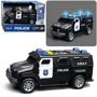 Jeep de politie cu frictiune Wenyi cu lumini si sunete, 1:32 foto