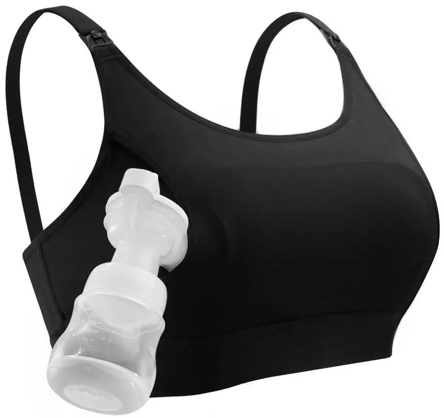 image for Бюстгальтер для сцеживания без рук Momcozy Black, размер XL foto