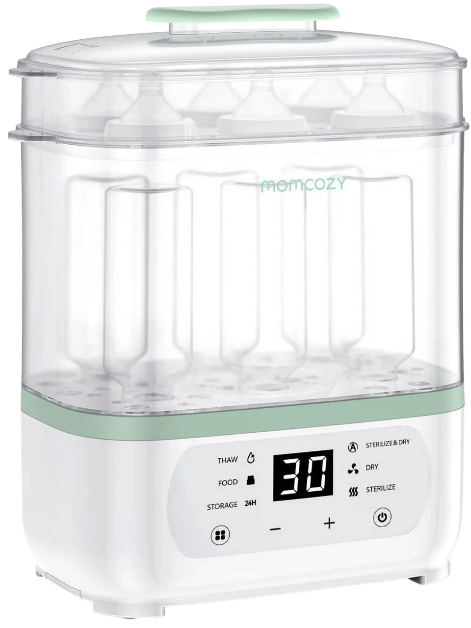 image for Стерилизатор и сушилка для бутылочек 8 в 1 Momcozy White foto