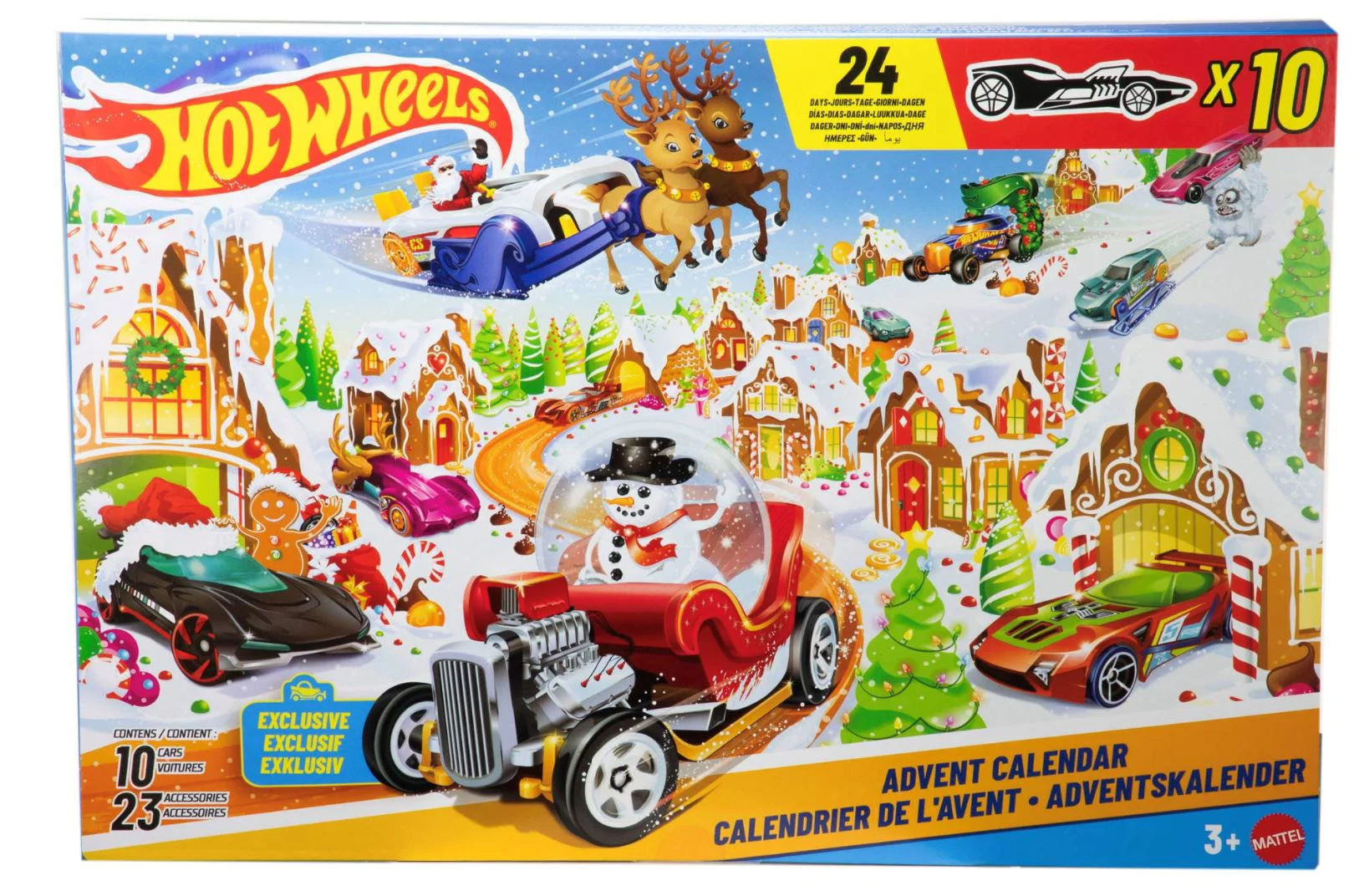 Calendar Advent Hot Wheels 2025, scara 1:64 foto