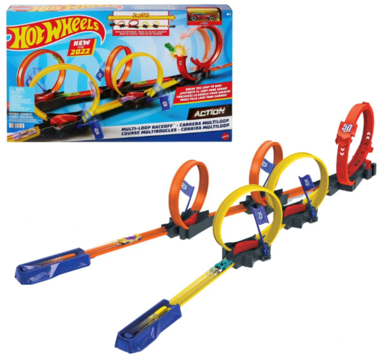 Set de joaca Hot Wheels Cursa cu mai multe circuite foto