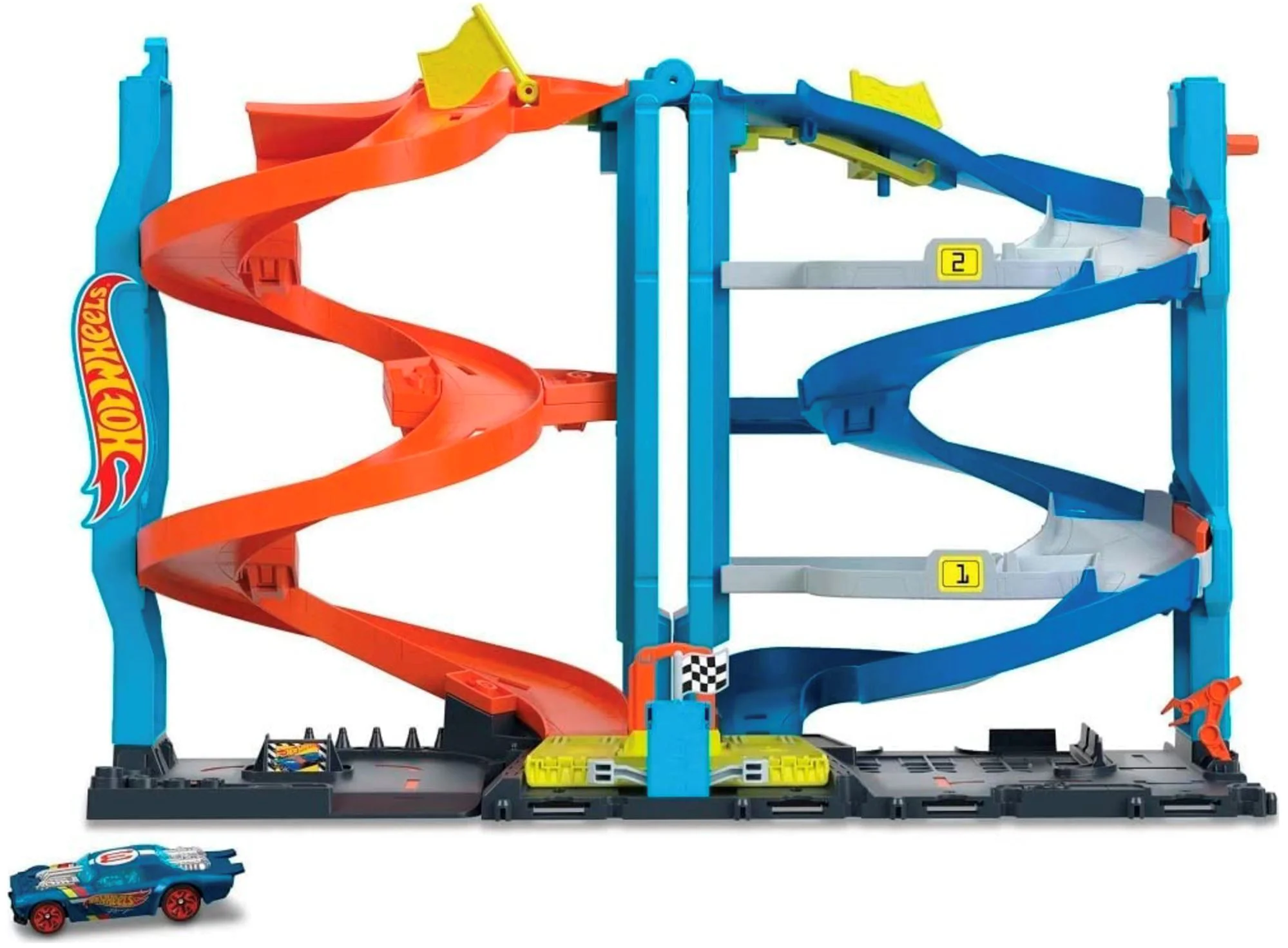 image for Набор для игры Hot Wheels City Transforming Race Tower foto