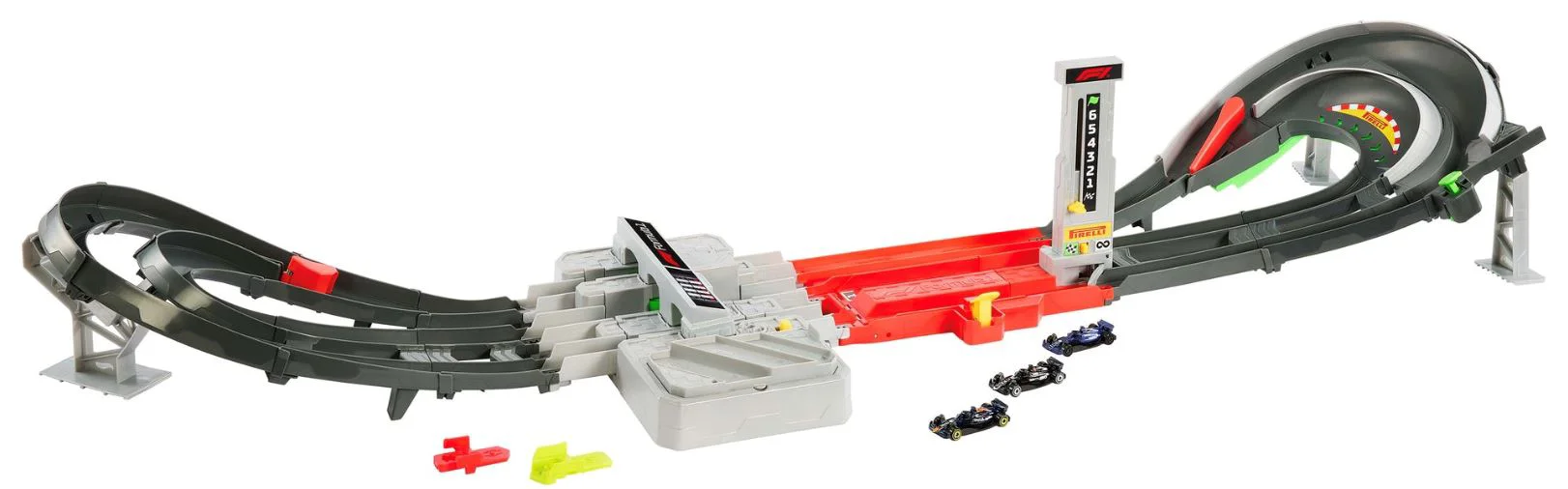 image for Набор для игры Hot Wheels Formula 1: Circuit Grand Prix с 3 машинками foto