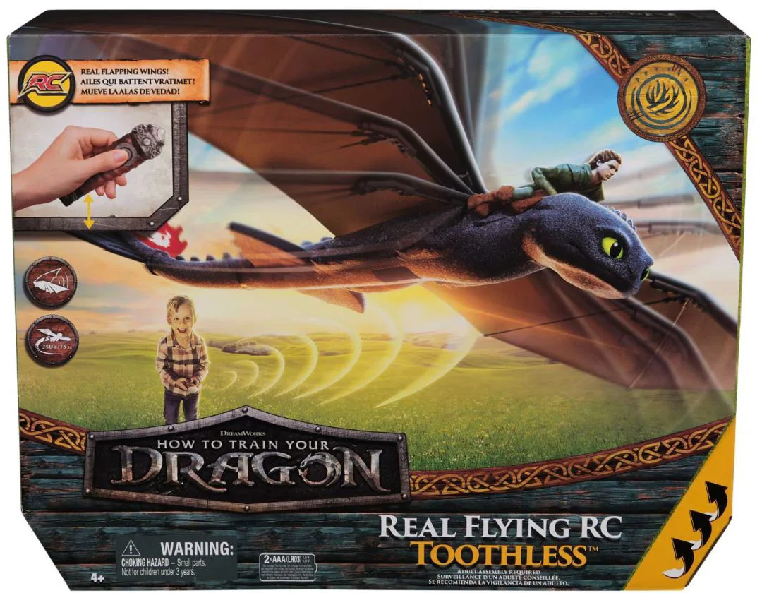 image for Игрушка с пультом управления Spin Master Toothless Летающий дракон foto