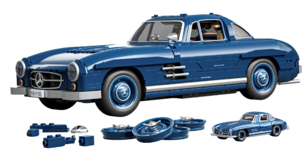 image for Set de constructie Hot Wheels Mercedes-Benz 300 SL, scara 1:12 foto