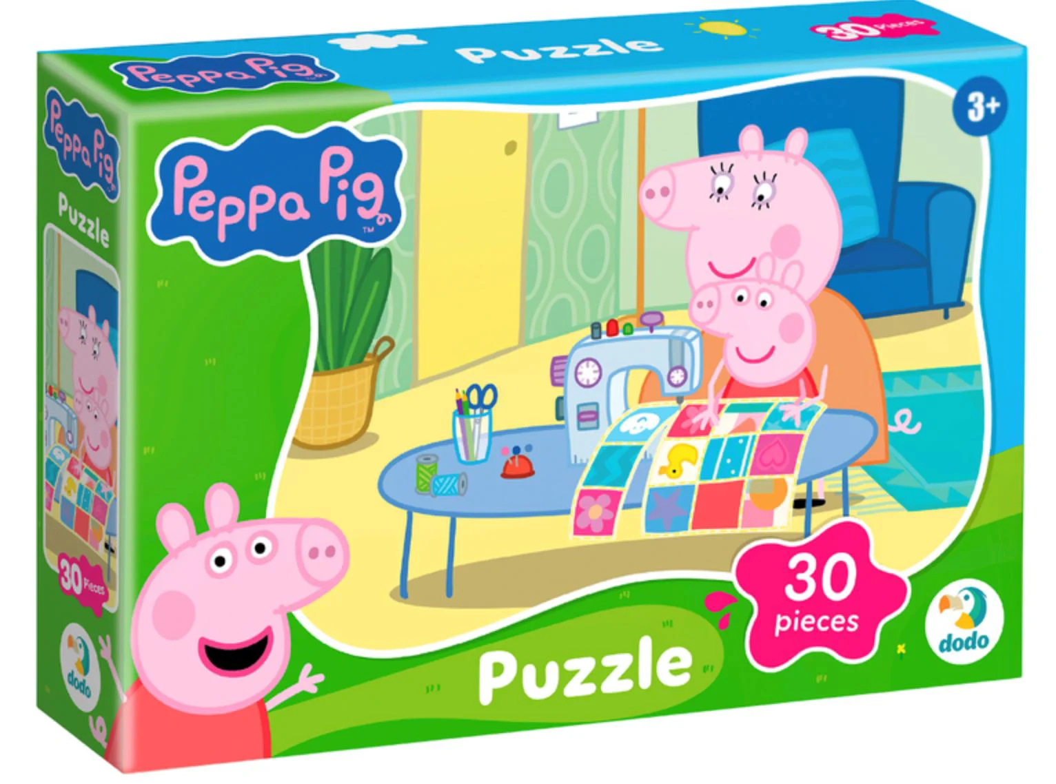 image for Puzzle Dodo Paturica bebelusului, Peppa Pig, 30 el. foto
