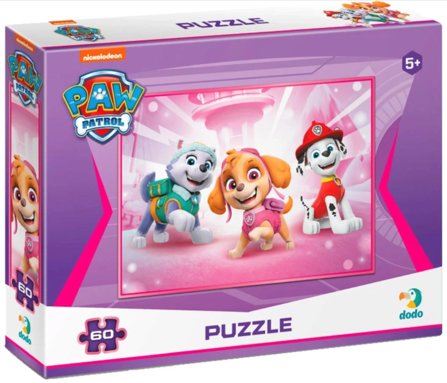 image for Пазл Dodo Paw Patrol Everest, Skye и Marshall 60 эл. foto