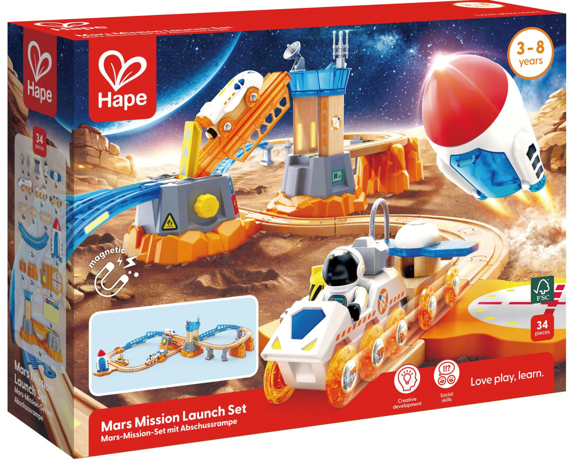image for Set de joaca Hape Lansarea Misiunii pe Marte foto
