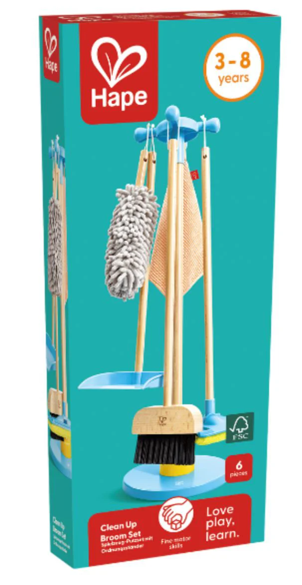 image for Игровой набор Hape Инструменты для уборки foto