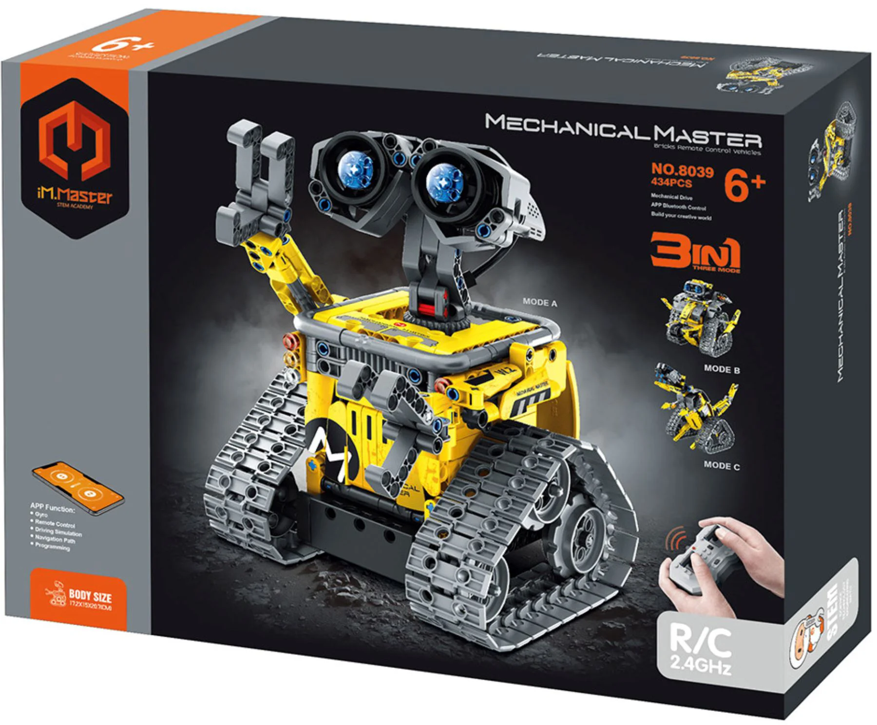 image for Set de constructie 4 in 1 Mechanical Master Robot WALL-E foto