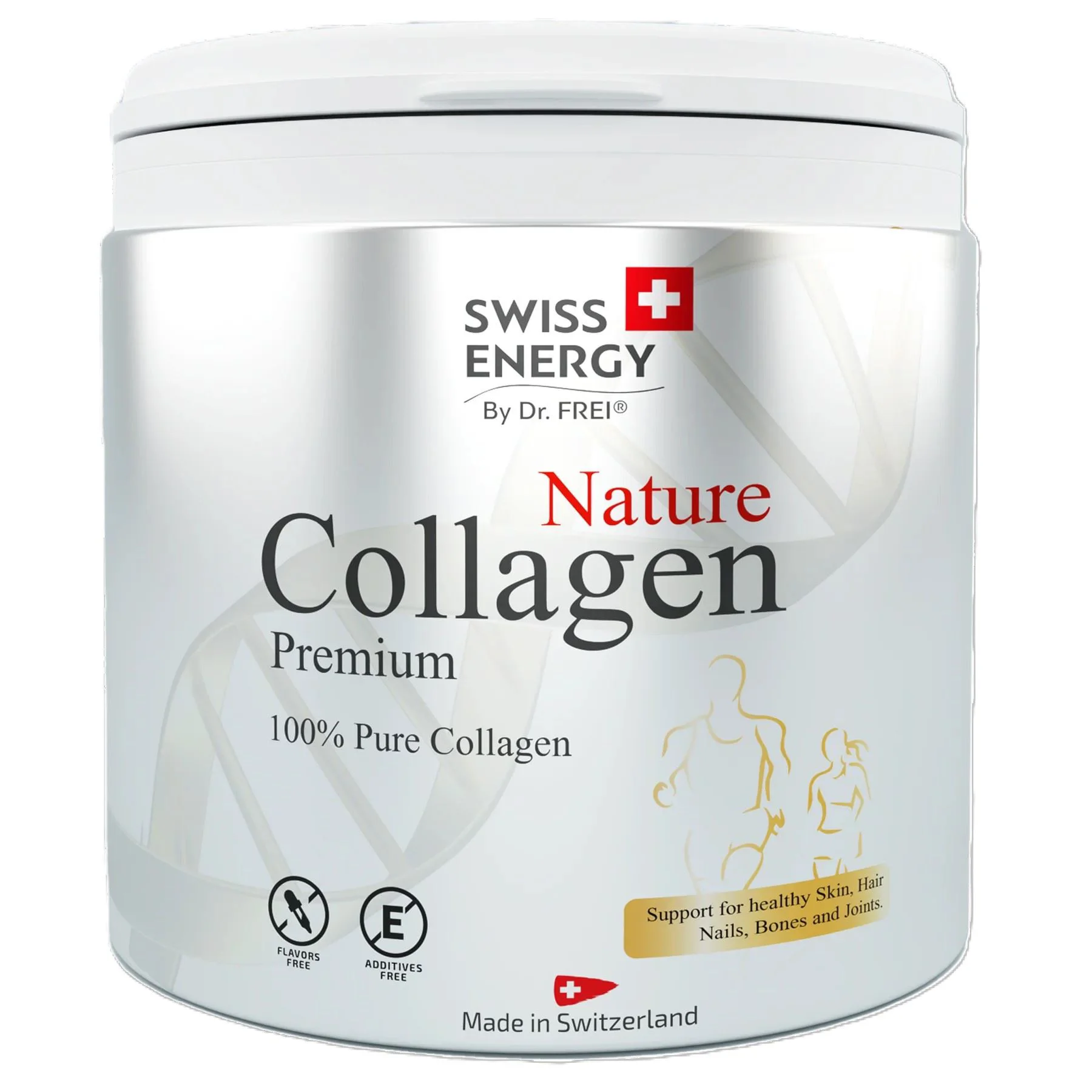 image for Supliment alimentar Swiss Energy Collagen Nature, 240 g foto