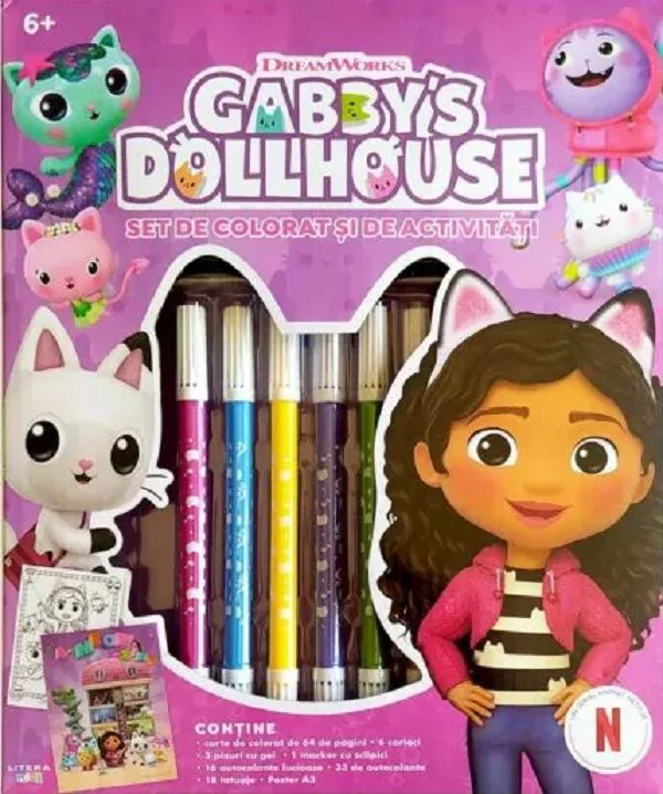 image for Gabby's Dollhouse. Книга раскрасок и заданий foto