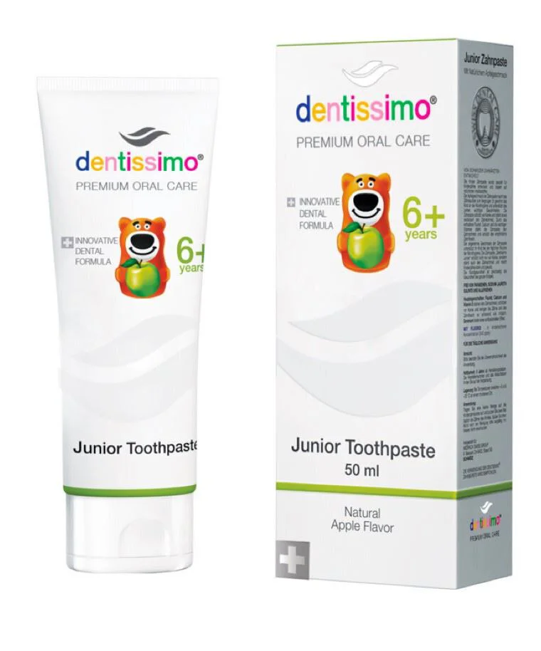 image for Pasta de dinti Dentissimo Junior Apple, 50 ml foto