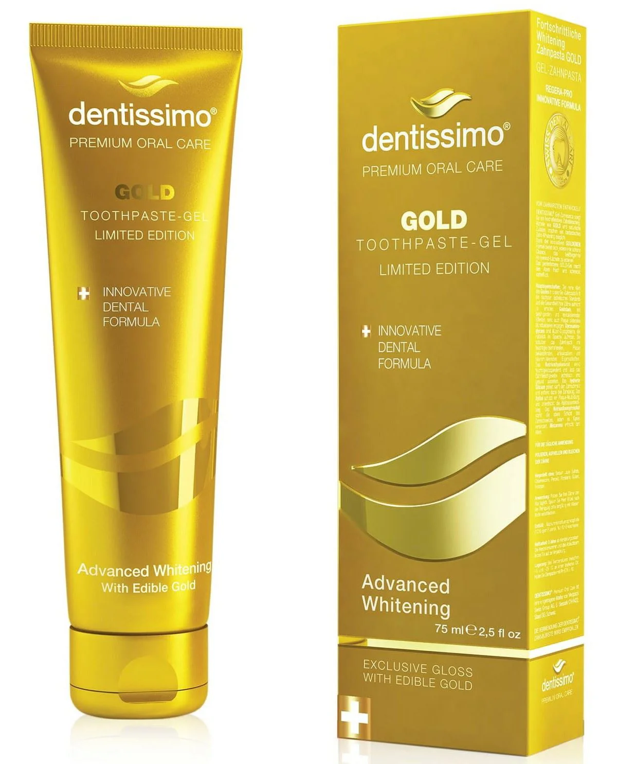 image for Pasta de dinti Dentissimo Gold Advanced Whitening, 75 ml foto