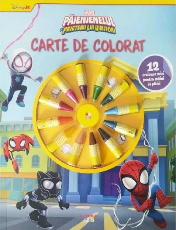 Marvel. Человек-Паучок и его удивительные друзья. 12 маленьких карандашей для ручек малышей foto