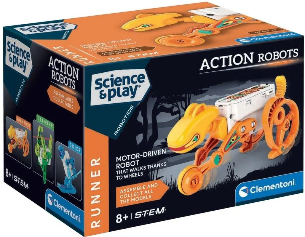 image for Robot-сonstructor Clementoni Science&Play Action Robots Runner foto