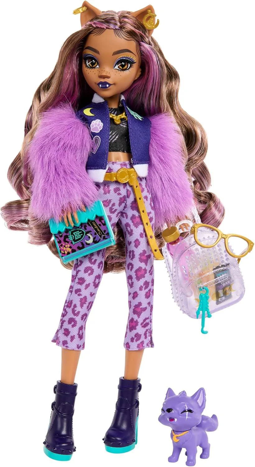 Papusa Monster High Clawdeen Wolf, cu accesorii foto