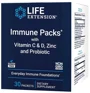 Supliment alimentar Life Extension Immune Packs cu Vitamina C&D, Zinc and Probiotice, 30 buc. foto