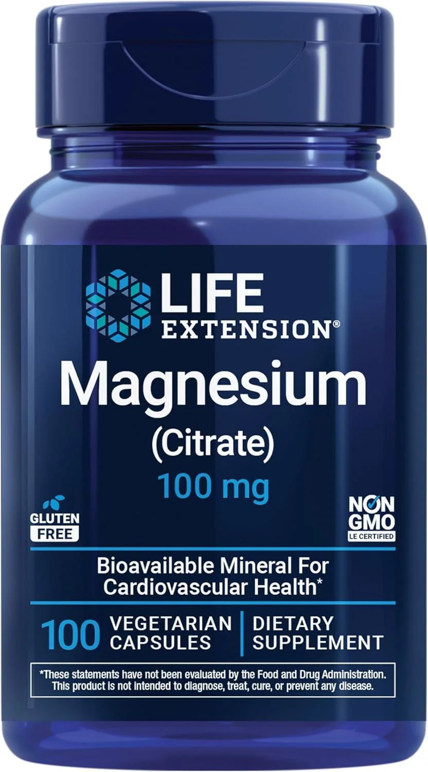 image for Supliment alimentar Life Extension Magnesium Citrate 100 mg, 100 veg. capsule foto