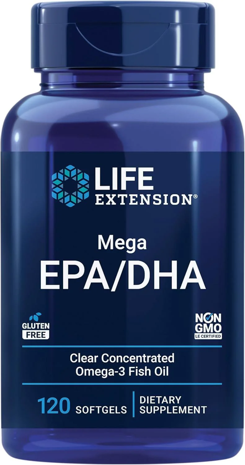Пищевая добавка Life Extension Mega EPA/DHA, 120 капсул foto