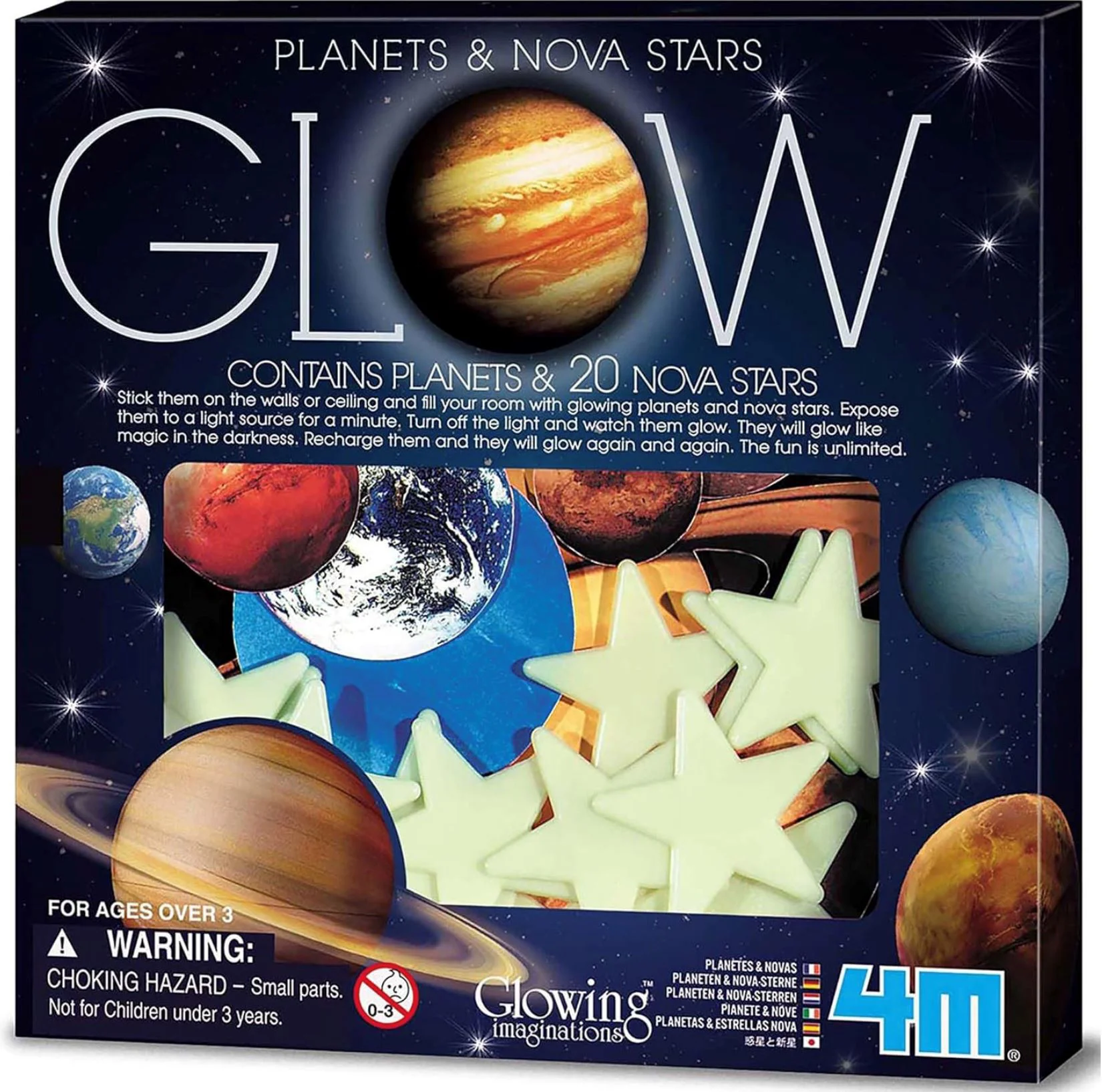 image for Autocolante luminoase 4M Planete si Stele foto