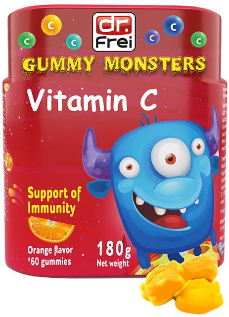 image for Жевательные мармеладки Dr. Frei Gummy Monsters Vitamin C, 180 г foto