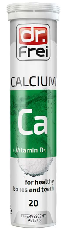 image for Шипучие витамины Dr. Frei CALCIUM + D3, 20 таблеток foto