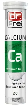 Vitamine efervescente Dr. Frei CALCIUM + D3, 20 buc. foto