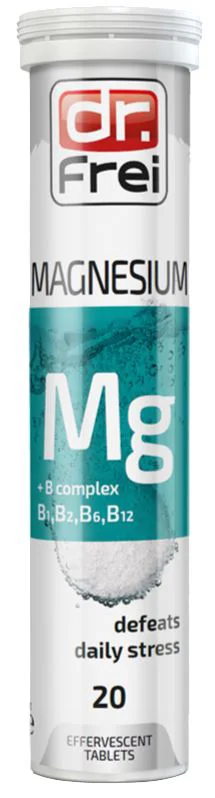 image for Шипучие витамины Dr. Frei MAGNESIUM + B COMPLEX, 20 таблеток foto