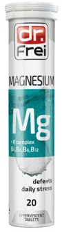 Шипучие витамины Dr. Frei MAGNESIUM + B COMPLEX, 20 таблеток foto