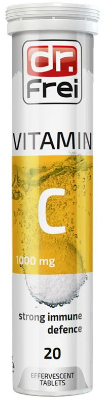 image for Шипучие витамины Dr. Frei VITAMIN C 1000 mg, 20 таблеток foto
