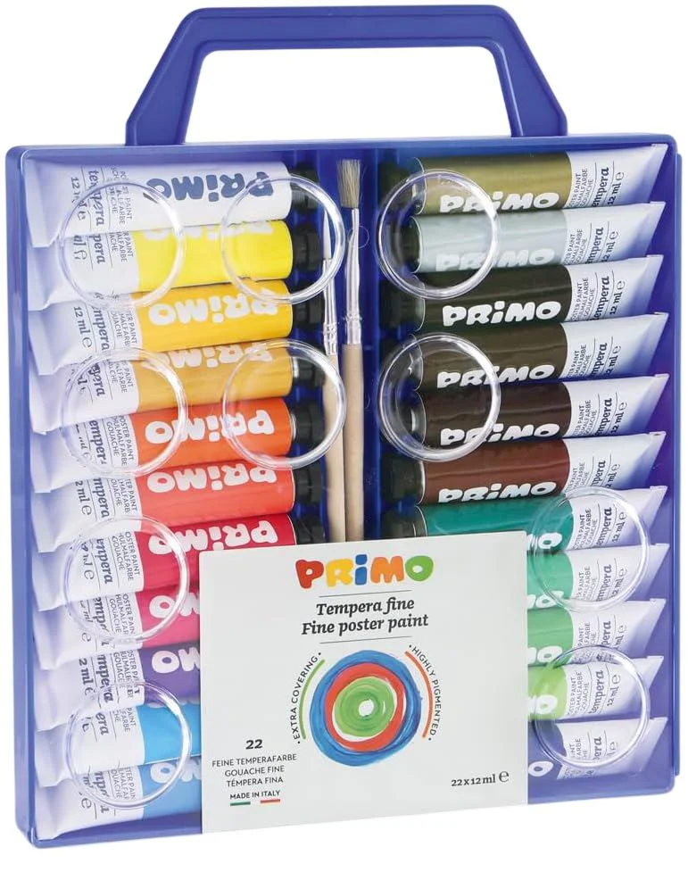 Set tempera pentru afise Primo, 22x12 ml foto