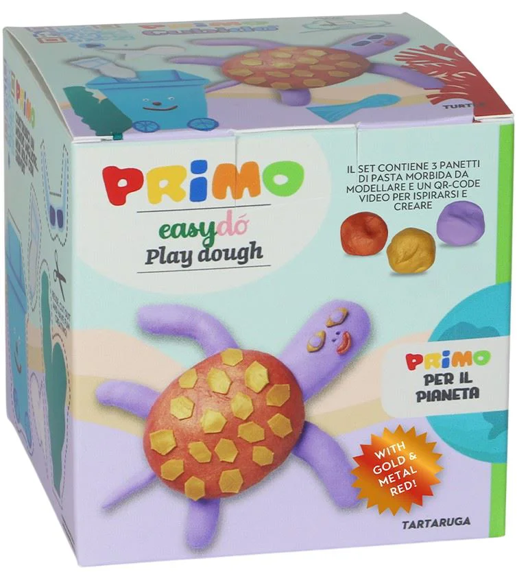 Set de plastilina colorata Primo Turtle, 3x60g foto