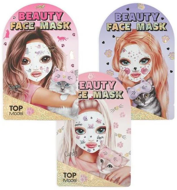 image for Тканевая маска для лица с принтом TOPModel Кошечки Beauty&me foto