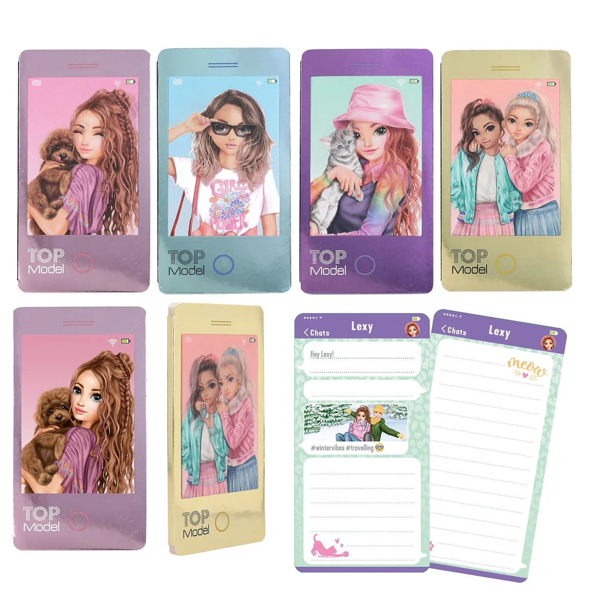 image for Carnet pentru notite TOPModel in forma de telefon mobil foto