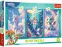 Puzzle Trefl Together in a colourful world, 3x50 el. foto