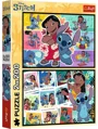 Puzzle Trefl The happy life of Stitch, 2x200 el. foto