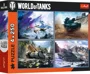 Puzzle Trefl The great tank battle World of Tanks, 4x250 el. foto