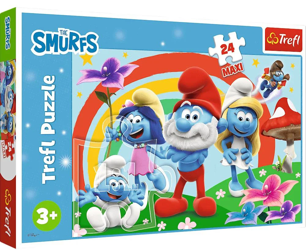 Puzzle Trefl 24 Maxi Smurf day foto
