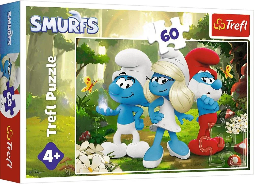 Puzzle Trefl SmurfsThe Movie 2025, 60 el. foto